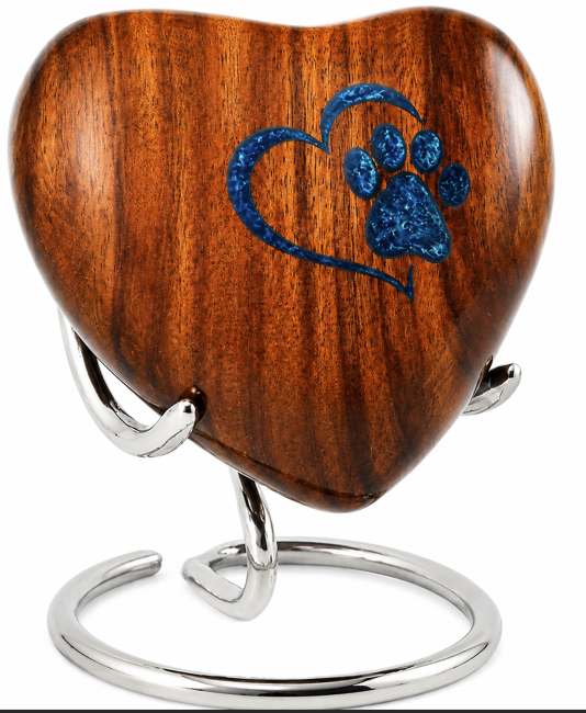 Premium Heart-Shaped Decorative Cremation Urn